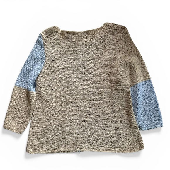 Crazy Horse Blue Floral Women’s Knit Sweater - L - Picture 3 of 10